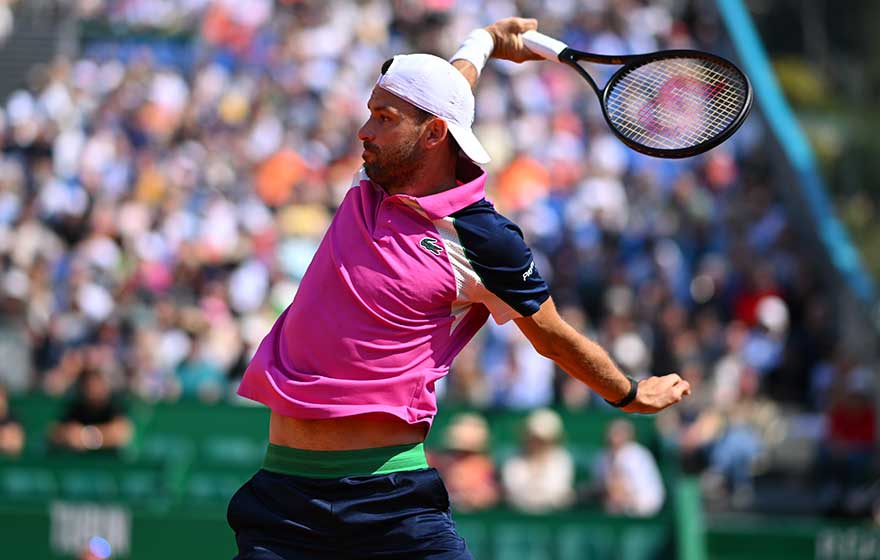 Късметът се усмихна: Първият поставен по пътя на Григор се оттегли от Монте Карло width=