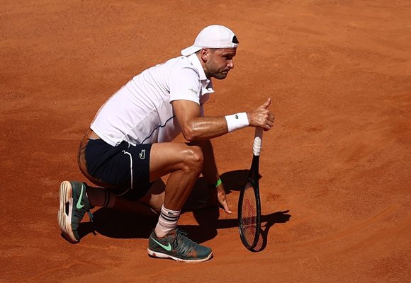 Край на участието в Рим: Григор имаше мигове на тенис гениалност, но силите го напуснаха срещу Фриц width=