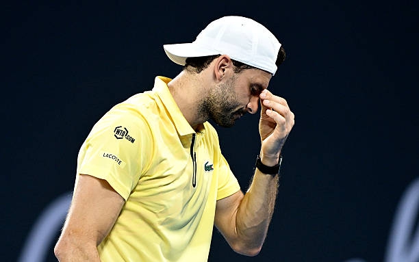 Със 7 поредни загубени гейма: Григор изигра тревожно слаб мач и не затрудни световния №63