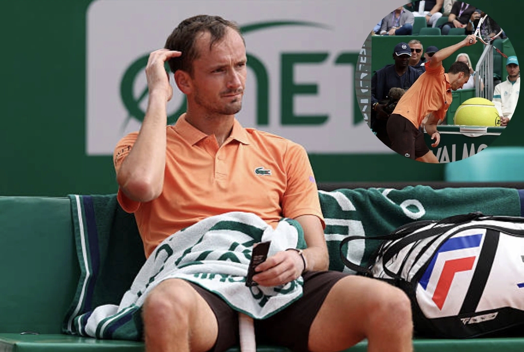 Рекордьор по глоби: ATP наказа Медведев след загубата с 0:6 0:6 в Монте Карло