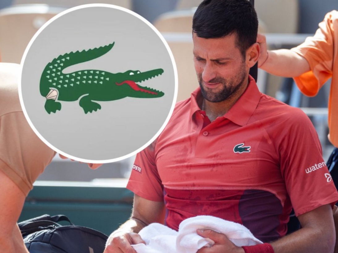 Раненият крокодил: Lacoste промени логото си в съпричастност с Новак Джокович (снимка) width=