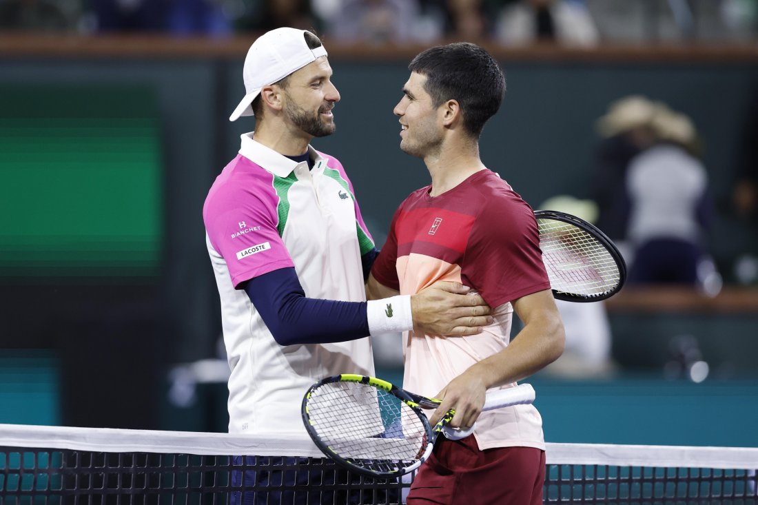 Голямото шоу ще почака: Григор и Алкарас ще излязат на корта с огромно забавяне