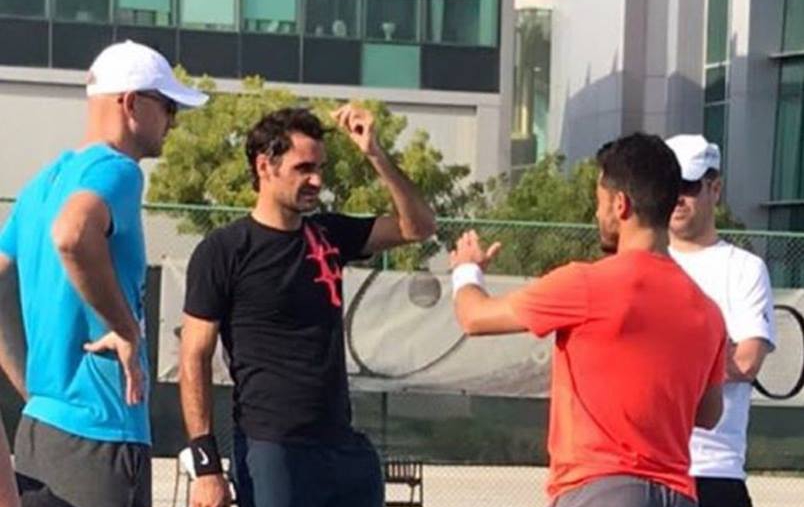 Федерер потренира с италианеца Фабиано в Дубай