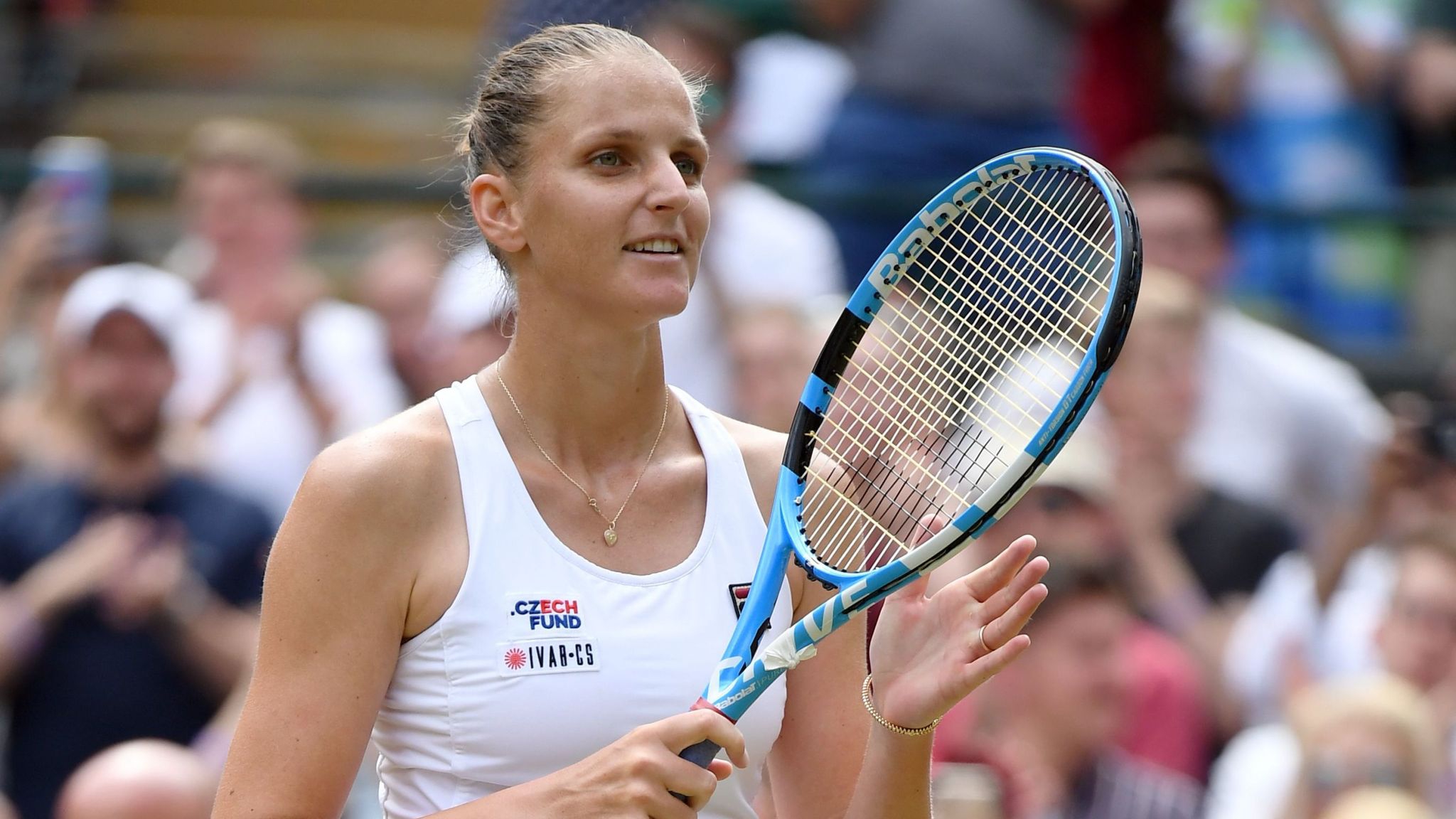 Каролина Плишкова изживява трудни мигове на тенис корта и през