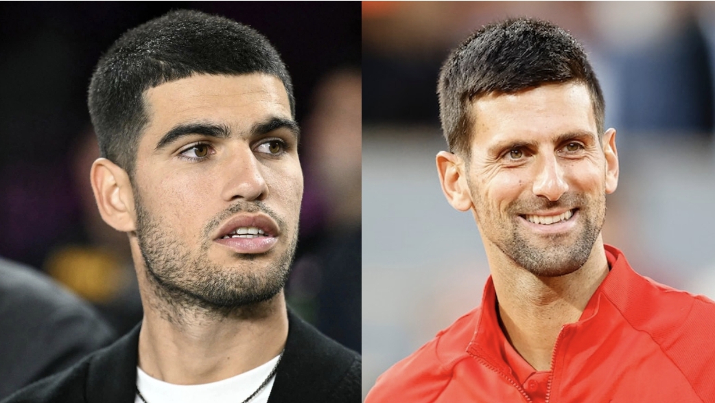 Алкарас влезе в ролята на дядо Коледа и отреди на Джокович най-неподходящия подарък (видео)