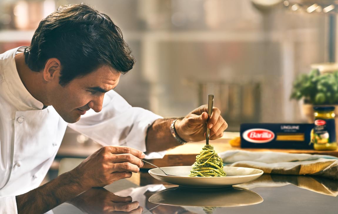 Федерер блесна в реклама на известната марка паста Barilla (видео)