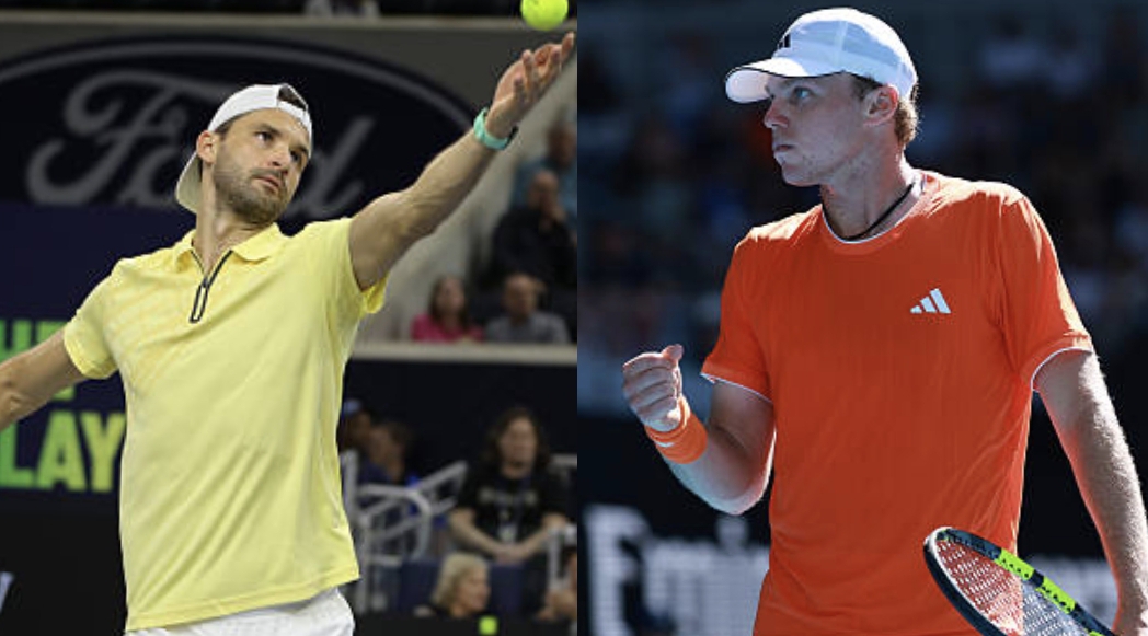 Григор Димитров започна участието си при двойките заедно с Георги