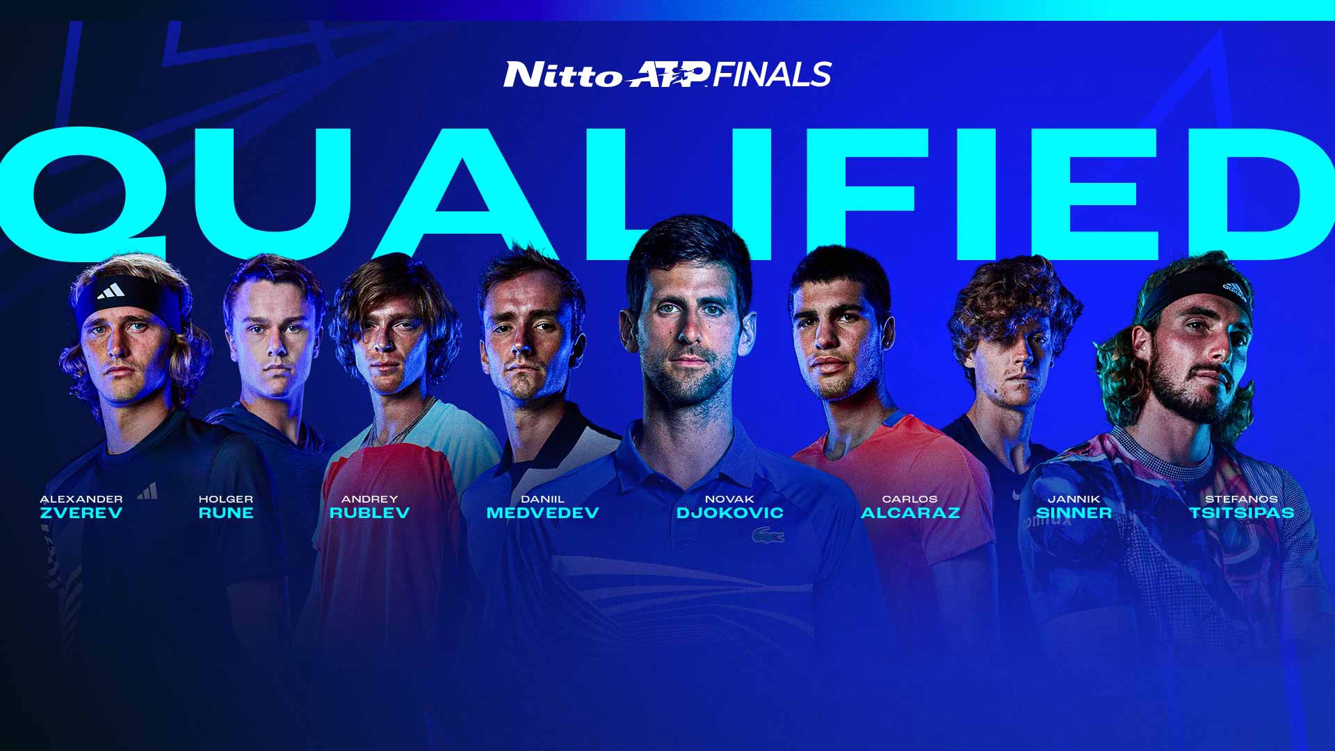 Жребият за ATP финалите: Джокович открива срещу Руне; Алкарас в група с двама шампиони