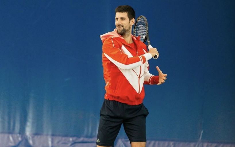 Джокович се готви за новия сезон в своята тенис академия в Белград