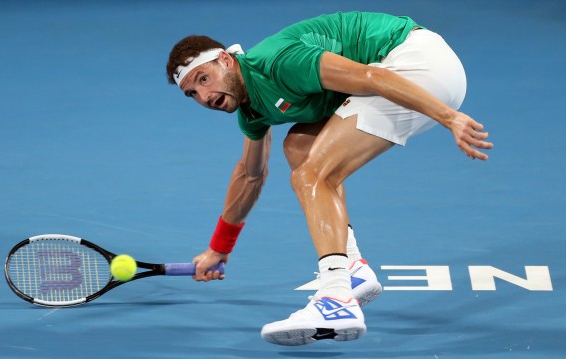 След страхотна битка България отпадна от ATP Cup