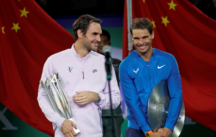 Триумфът на Федерер над Надал в Шанхай в снимки