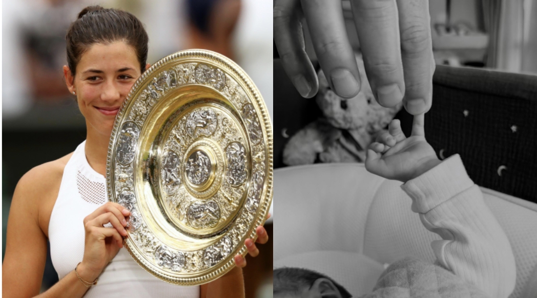 Гарбинье Мугуруса стана майка за първи път Припомняме ви че