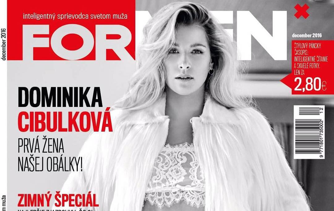 Цибулкова изгря на корицата на мъжко списание в Словакия (снимки)