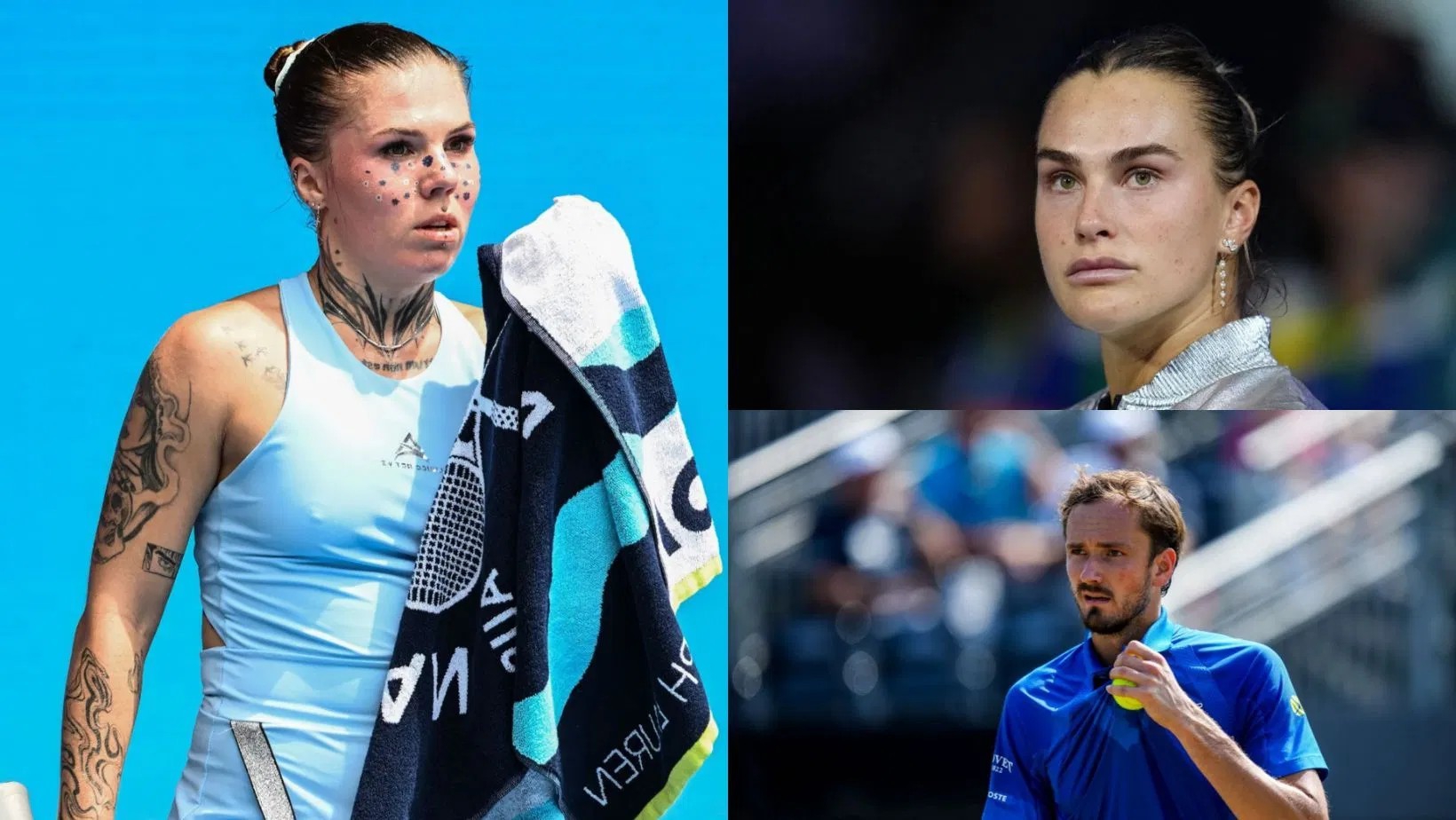 Скандал на АО: Украинка настоя Медведев и Сабаленка да бъдат извадени от тениса