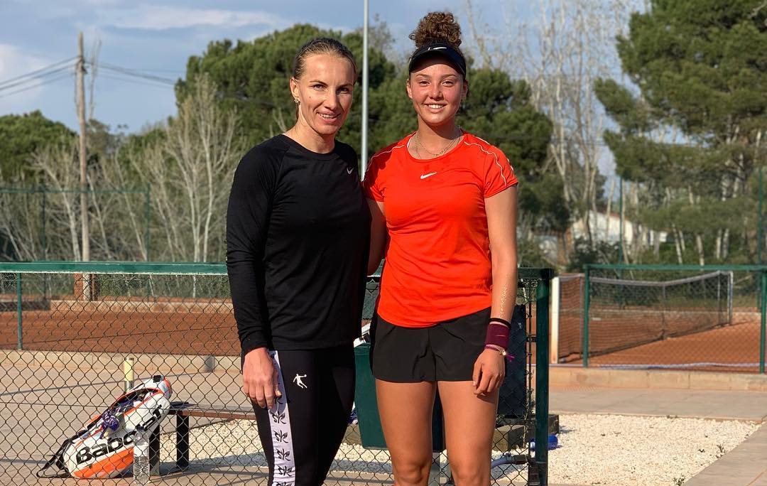 Даниела Димитрова тренира със Светлана Кузнецова в Барселона (видео)