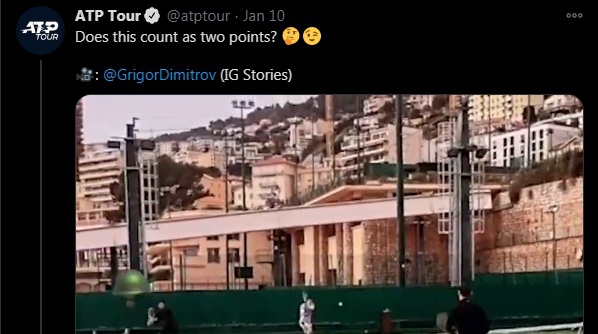 ATP Tour към Григор Димитров: Това за две точки ли се брои?