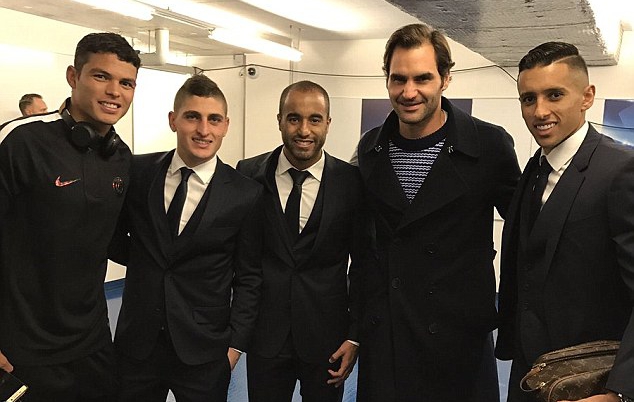 Федерер поздрави играчите на ПСЖ въпреки загубата на Базел