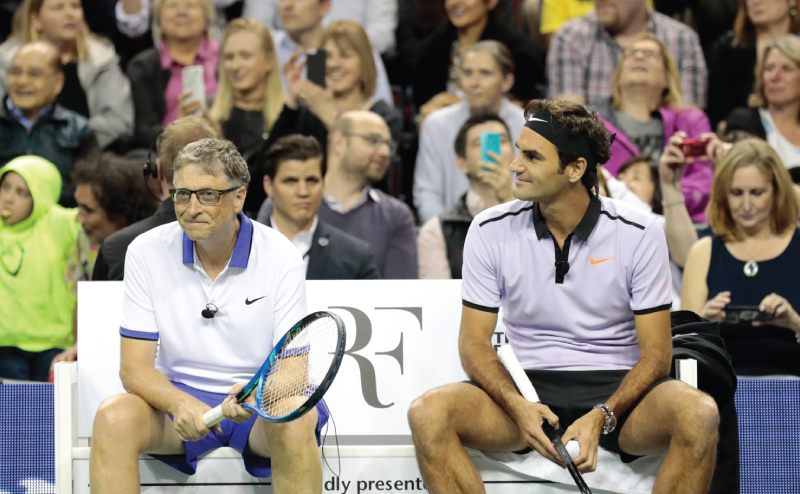 Бил Гейтс: Развълнуван съм, че отново ще си партнирам с Федерер
