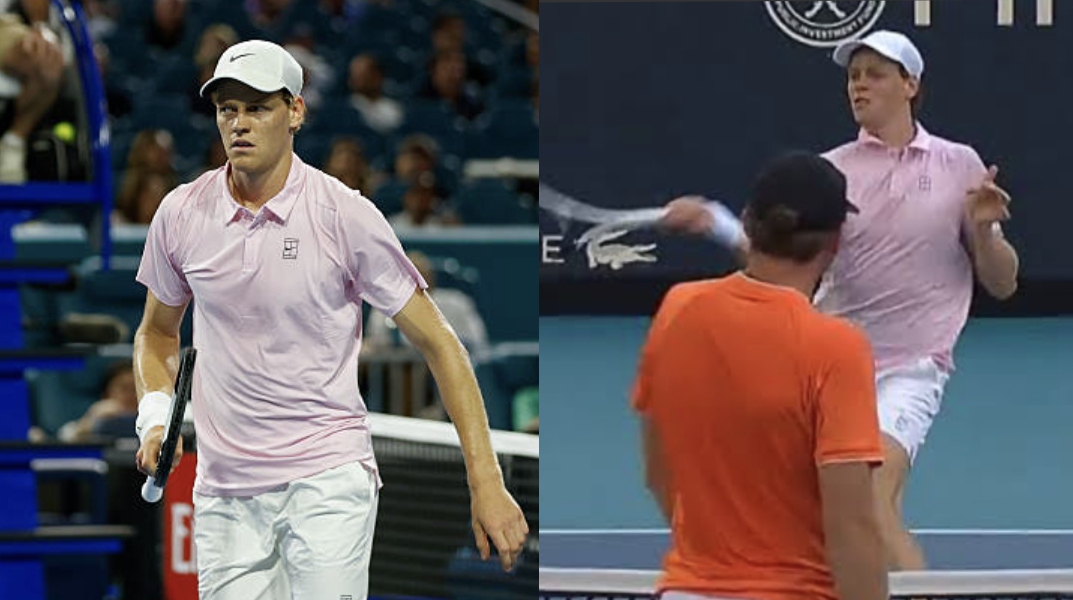 Да предадеш точката и да получиш удар в гърба: Синер огорчи с грозна проява в Маями (видео)