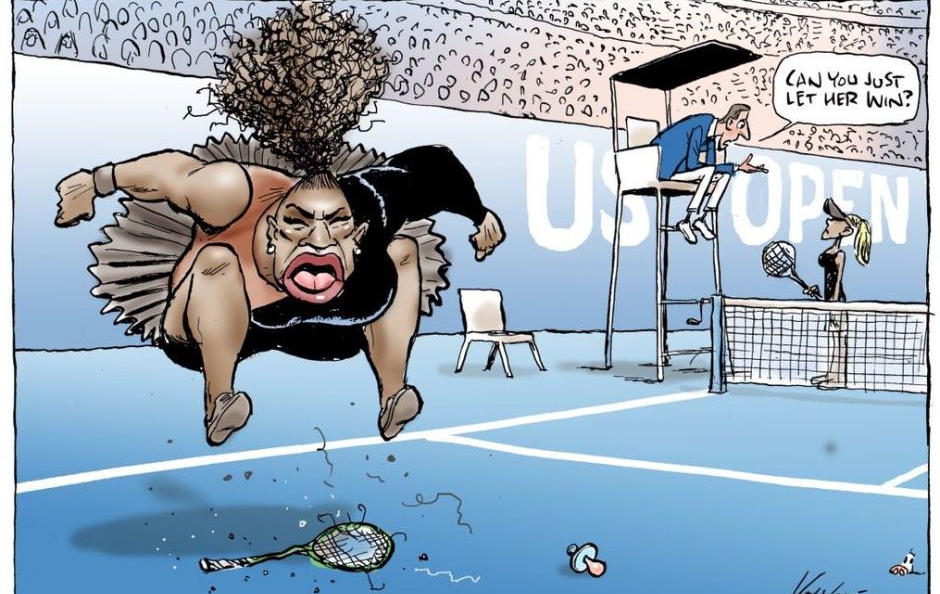 Австралийски регулатор: Спорната карикатура на Серина не е расистка (снимки)