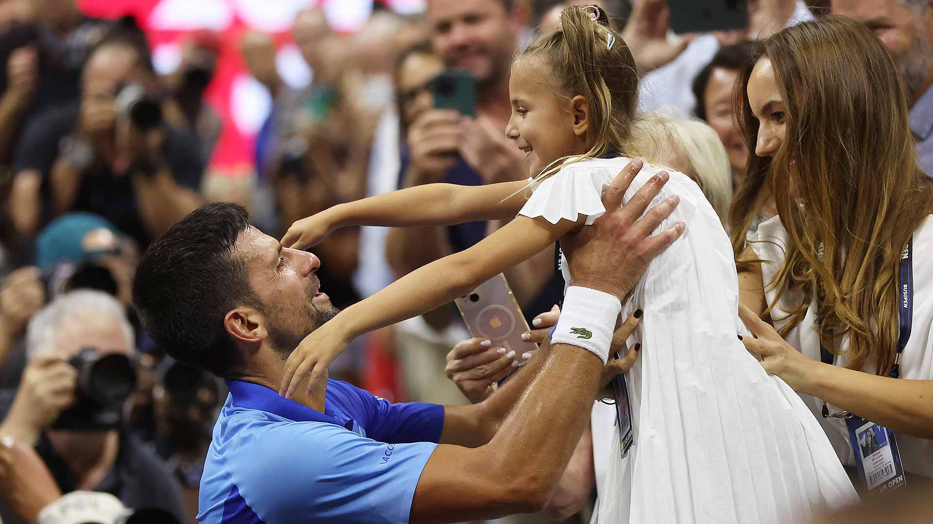 Новак Джокович изживява поредния звезден миг в своята тенис кариера