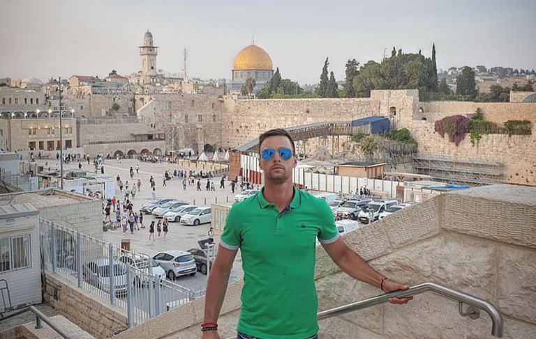 Димитър Кузманов се похвали с посещението си в Йерусалим (снимки)