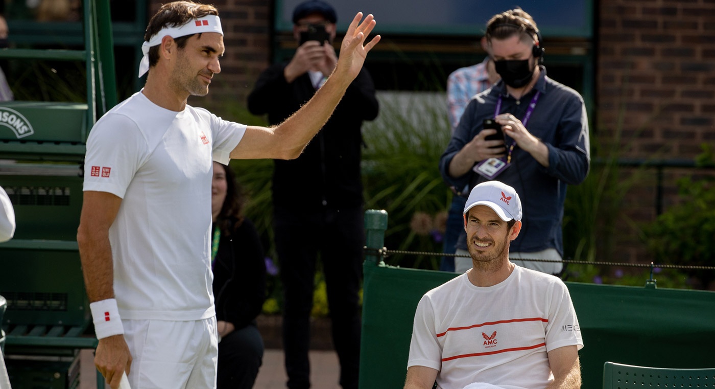 Роджър Федерер: Надявам се Анди да стигне далеч на Уимбълдън