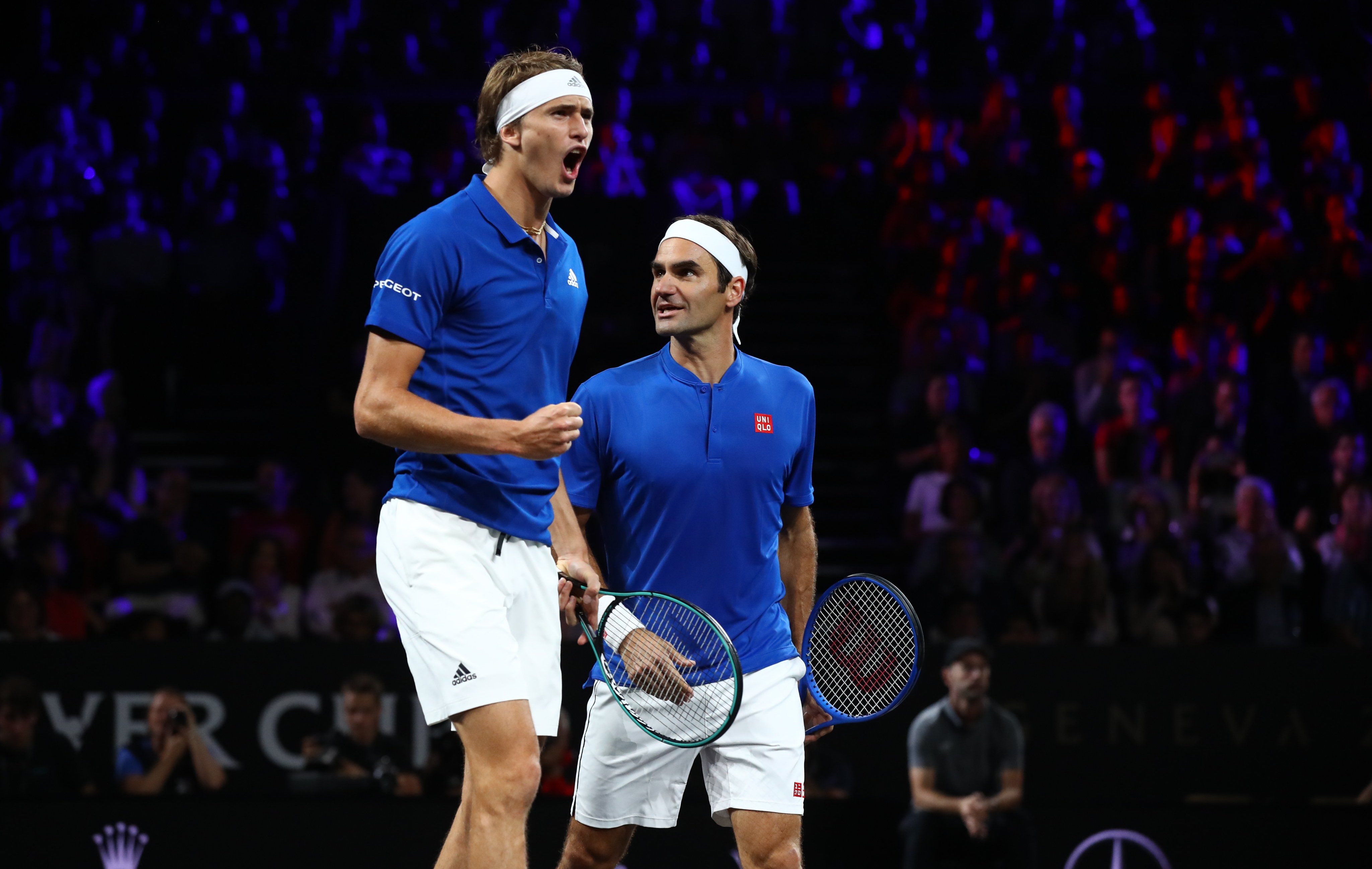 Федерер и Зверев сразиха световния отбор (видео)