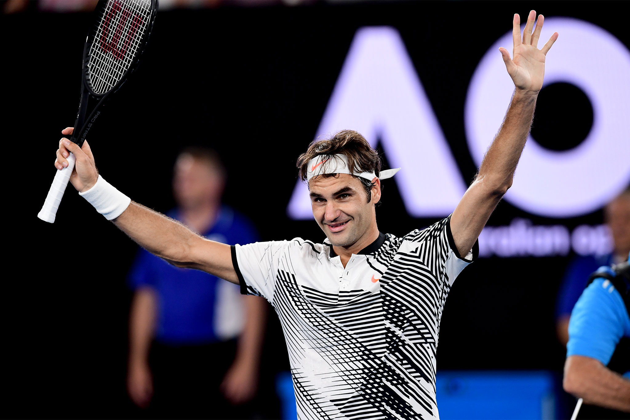Федерер събра 200 победи над топ 10, най-възрастният е от 1978 на 1/4 финал