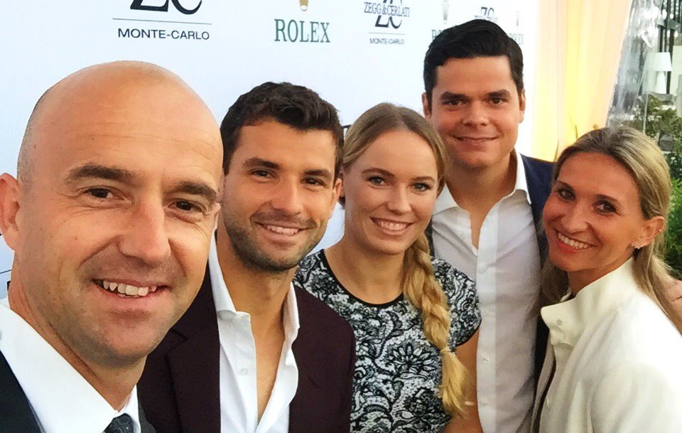 Григор и Вожняцки раздадоха усмивки на парти на Rolex в Монте Карло (снимки)